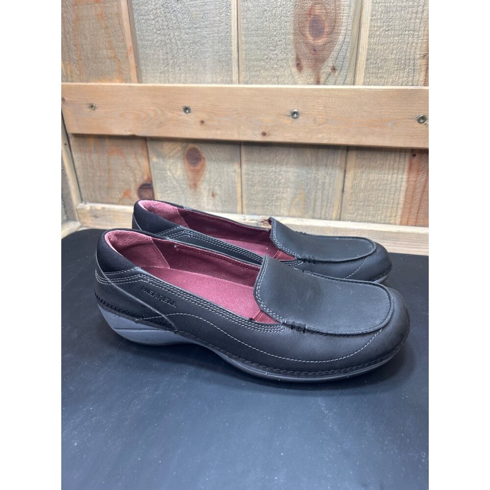 Sandy bundle Merrell Namak Womens Black Slip On Loafers Size 8